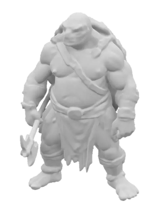 3D model for A male Tortle Barbarian wielding a two handed maul made of the world tree. The maul has markings and the Tortles Shell is etched with runes. He is of average height but is imposing slow and steady

