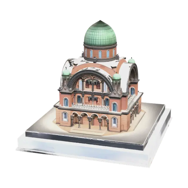 3D model for Stylized Synagogue