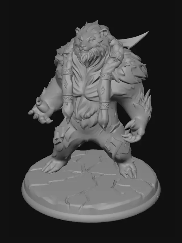 3D model for Icebound Warden
