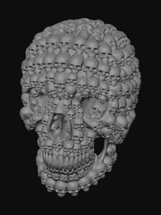 3D model for Sphere of Skulls