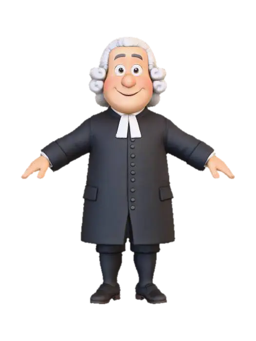3D model for Gentle Clergyman