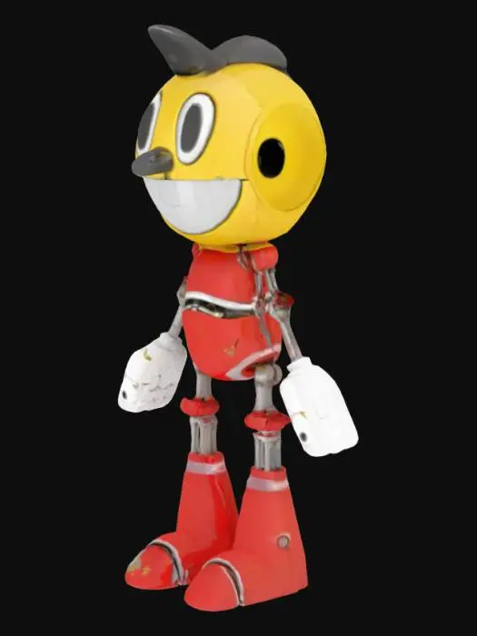 3D model for Retro Robot Cheer