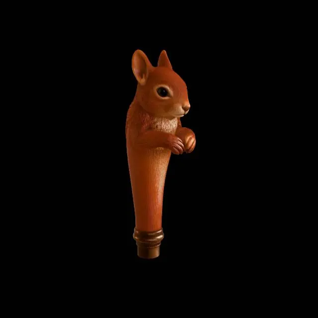 3D model for Squirrel Corkscrew Handle