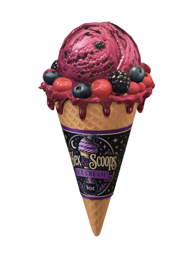 3D model for Crimson Berry Nebula Cone