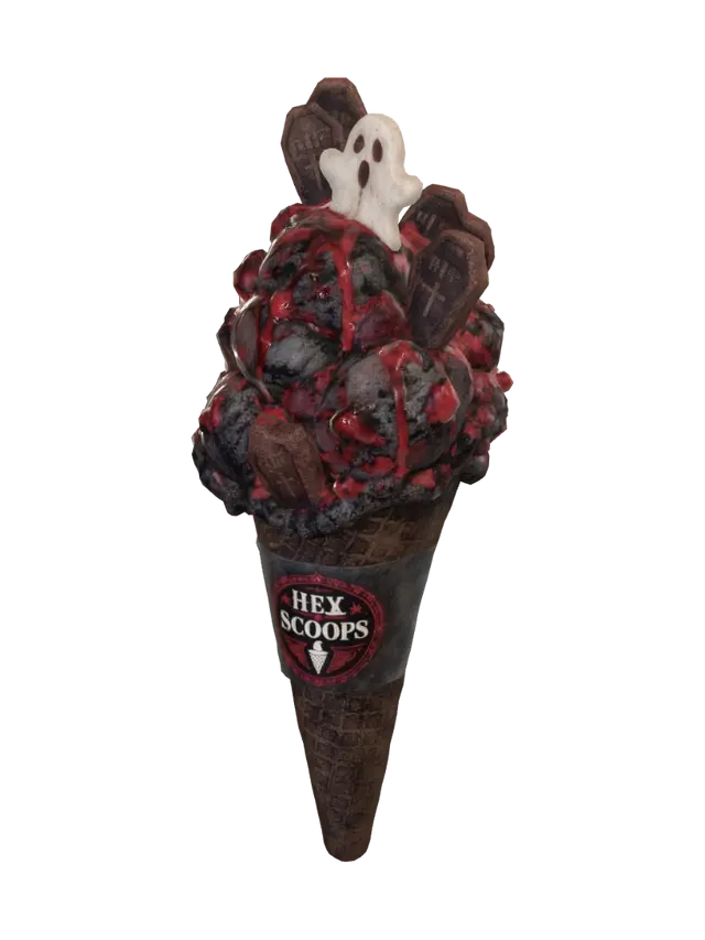 3D model for Hex Scoops Graveyard Cone