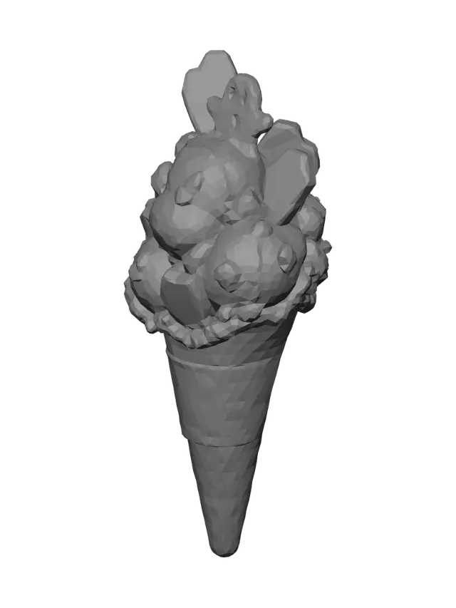 3D model for Hex Scoops Graveyard Cone