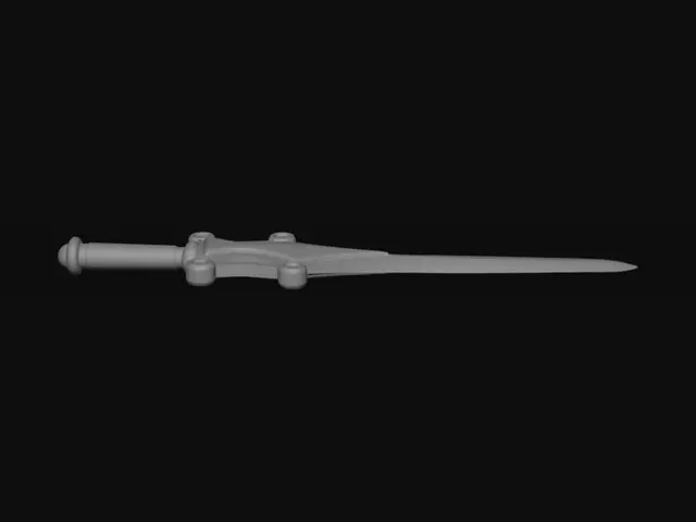 3D model for Triskelion Longsword