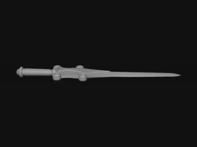 3D model for Triskelion Longsword