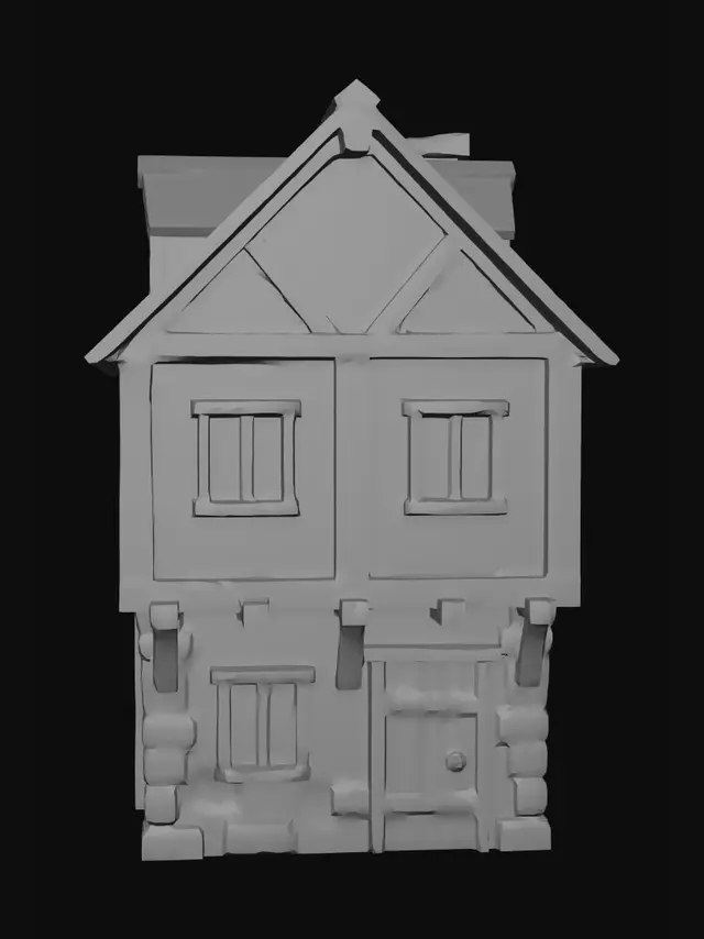 3D model for Hearthstone Timber Cottage