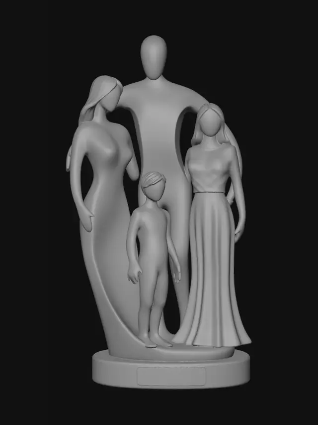 3D model for Family Embrace