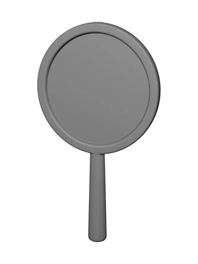 3D model for Handheld magnifying glass