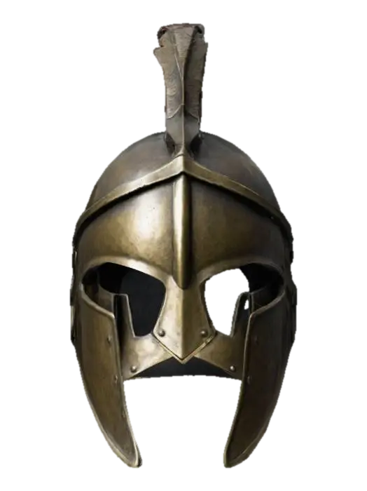 Ancient Spartan Helmet 3D model, vytvořený pomocí AI