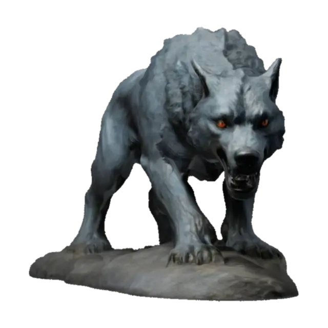 Modello 3D Fenrir from Norse Mythology - Fable, generato dall’IA