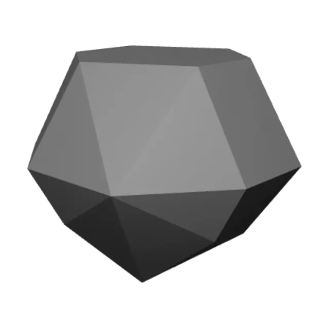 3D model for Azure Faceted Gem