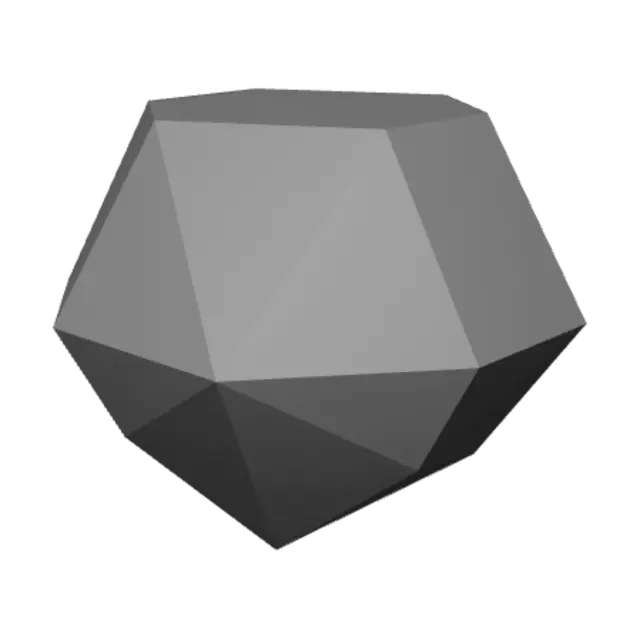 3D model for Azure Faceted Gem