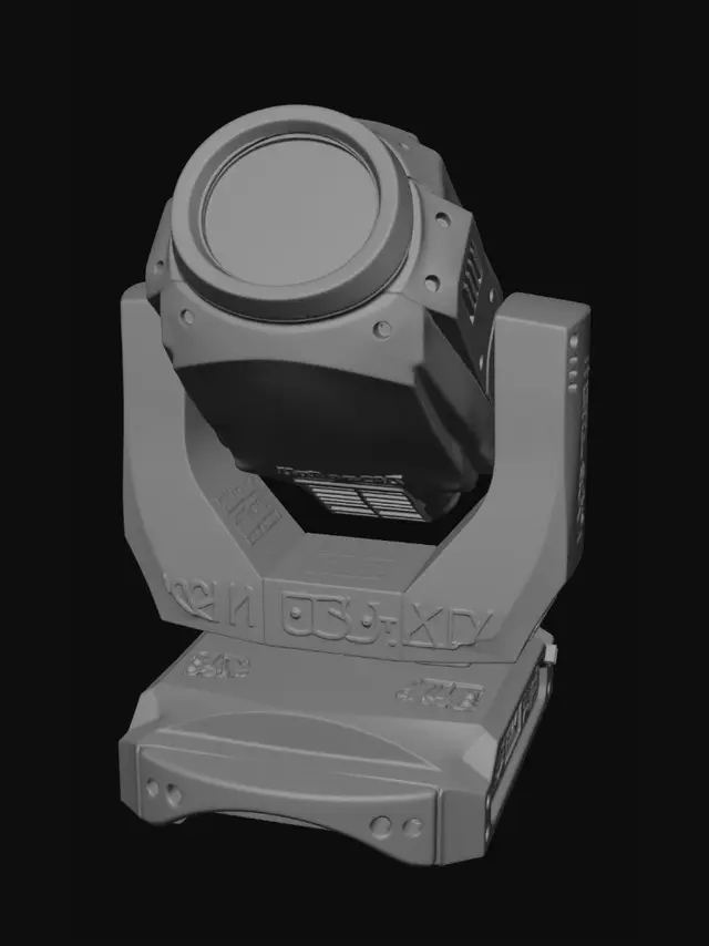 3D model for Moving Head Spotlight