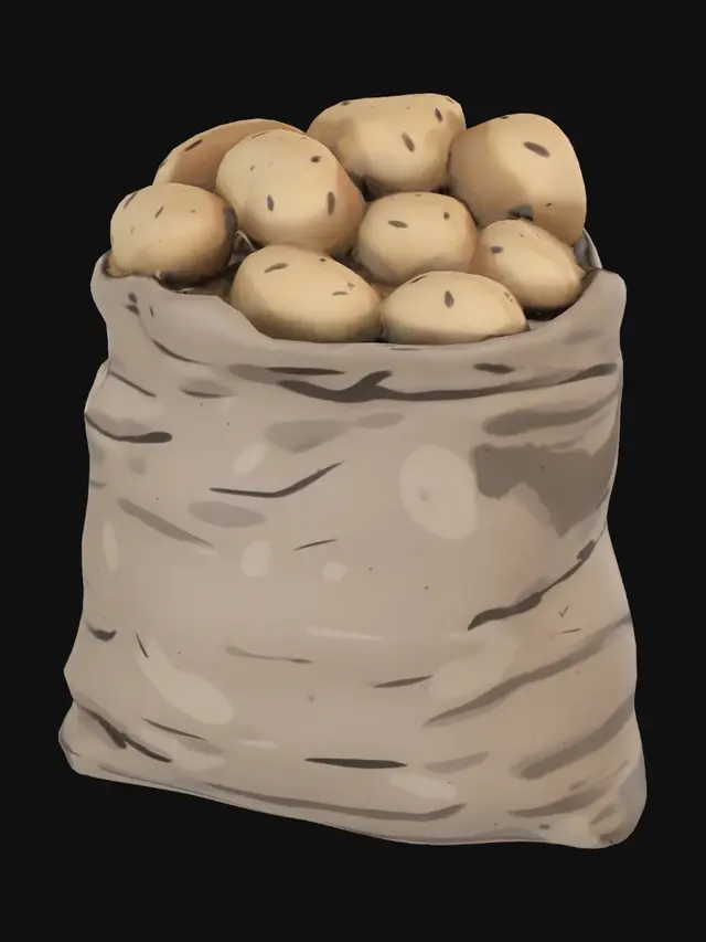 3D model for Potato Sack