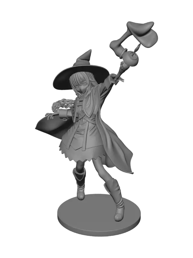 3D model for Amber Cloak Witch