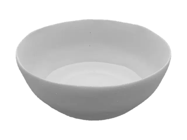 3D model for A contemporary porcelain serving plate with a wide, flat rim and a shallow, irregular basin, finished in a striking deep indigo blue glaze. The surface is exceptionally smooth and cool to the touch, reflecting ambient light with a profound, mirror-like gloss. Subtle, almost imperceptible raised geometric patterns provide a delicate texture, giving the plate a modern, sophisticated PBR appearance.