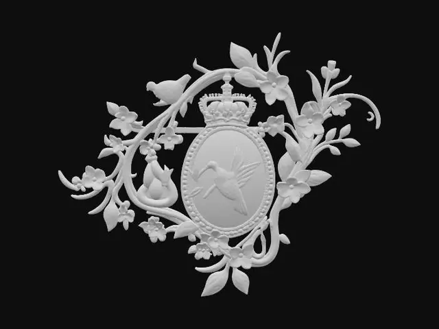 3D model for Golden Harmony Crest