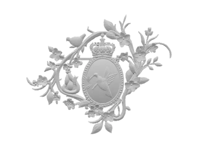 3D model for Golden Harmony Crest