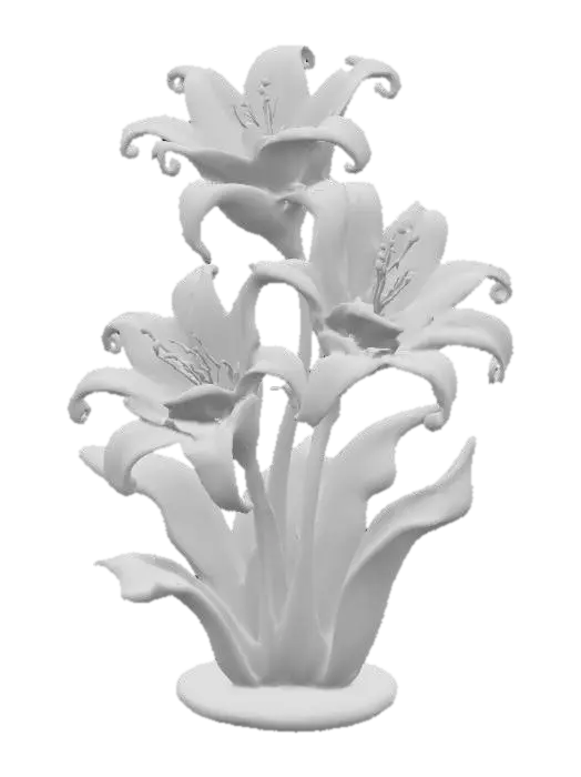 3D model for Iridescent Blossoms