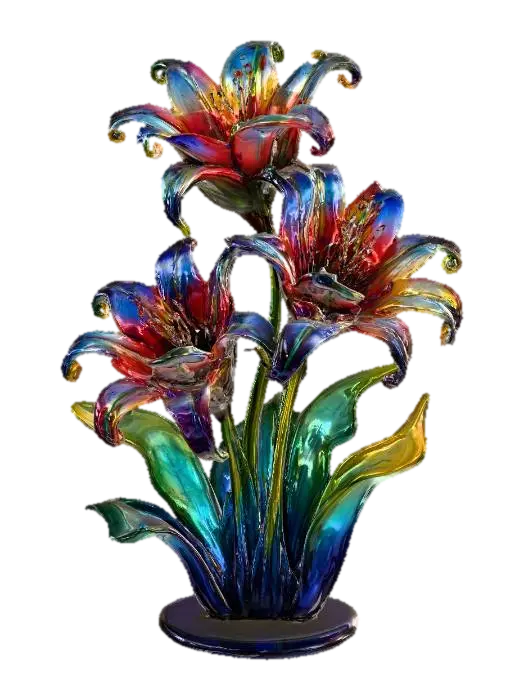 3D model for Iridescent Blossoms