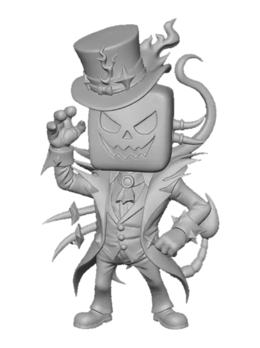 3D model for Pumpkin Inferno Duke #Halloween2025#