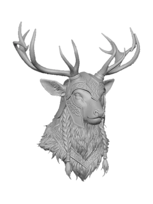 3D model for Iron-Helmed Stag