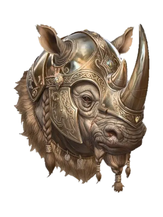3D model for Iron Horned Rhino