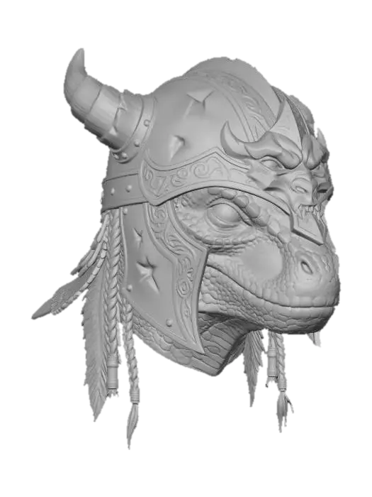 3D model for Lizard Man