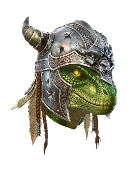 3D model for Lizard Man