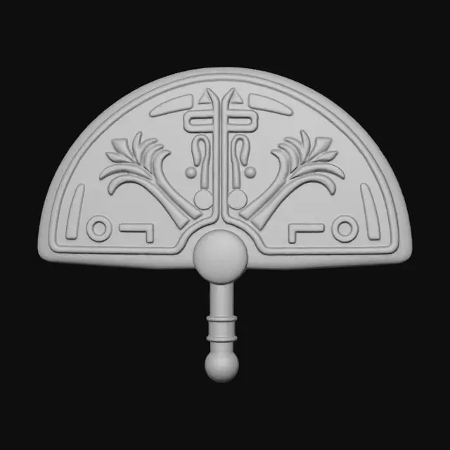 3D model for Art Deco Fan Design