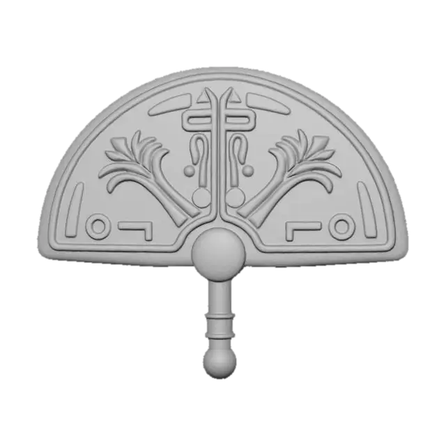 3D model for Art Deco Fan Design