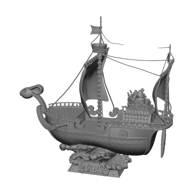 3D model for Modern One Piece Ship