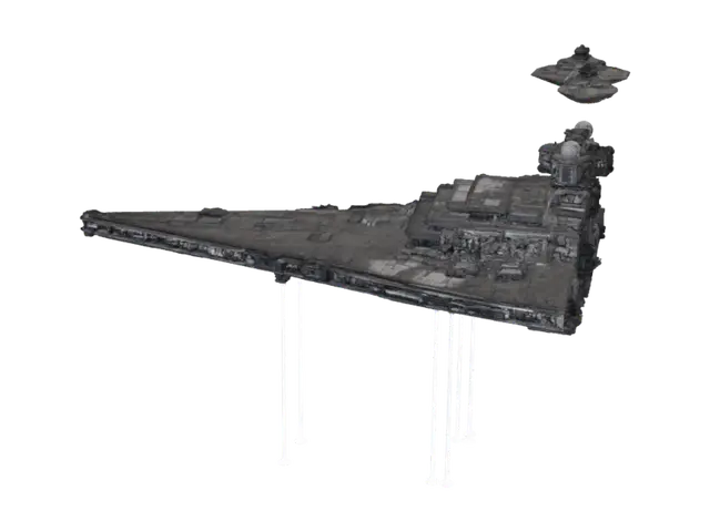 3D model for Star Destroyer Over Earth