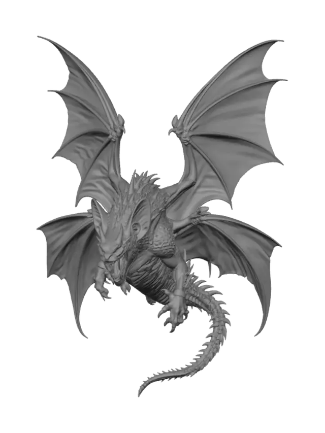 3D model for Abyssal Drake