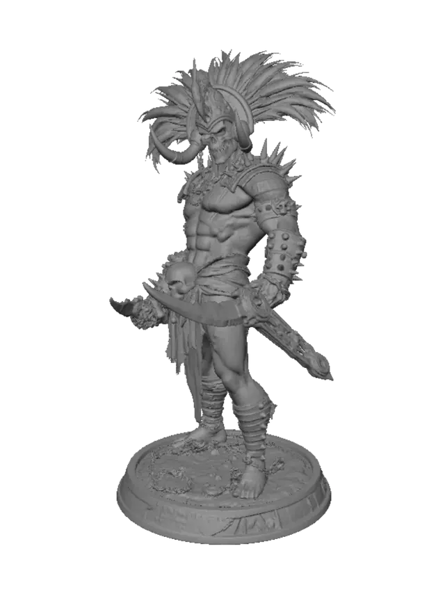 3D model for Crimson Skull Warlord