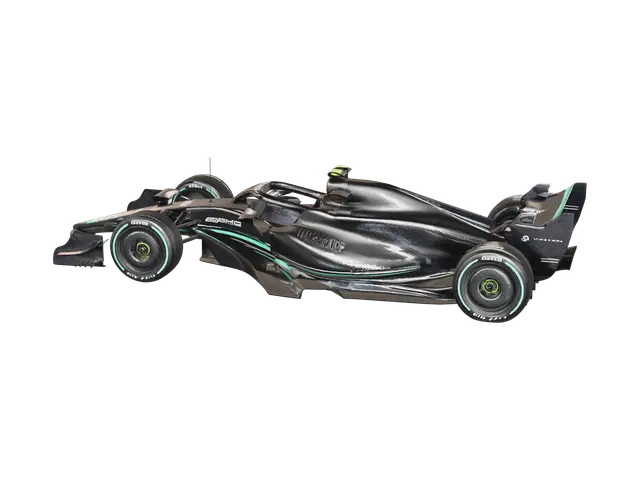 F1 Car - Hotrod 3D model, vytvořený pomocí AI