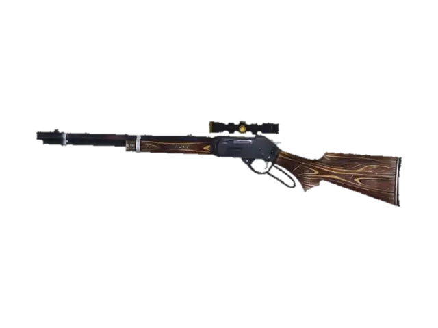 3D model for Scoped Lever-Action Rifle