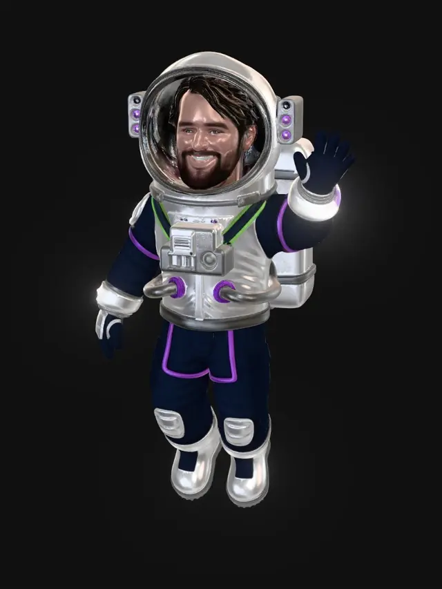 3D model for Hello from Space