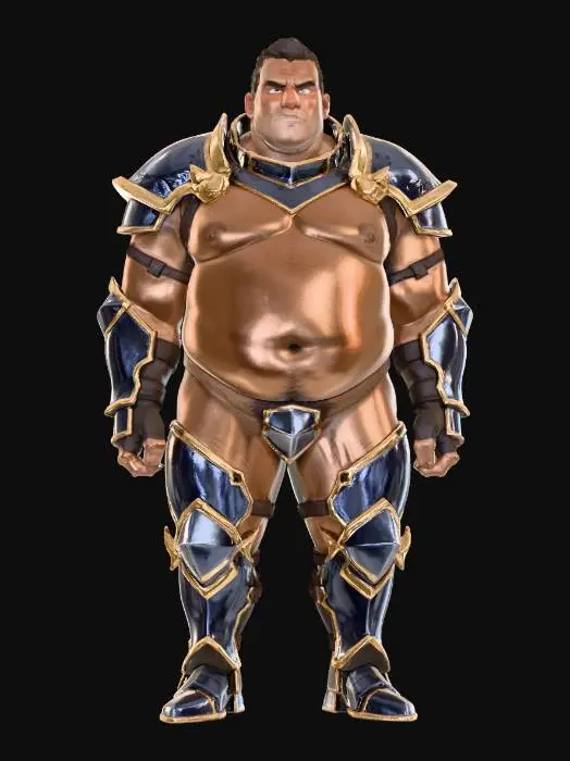 3D model for Armored Guardian