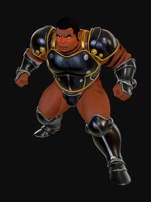 3D model for Iron Guardian at the Castle Gates