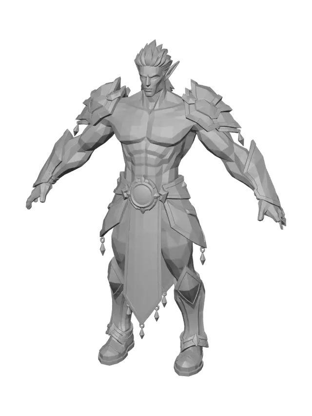 3D model for Celestial Cancer Guardian