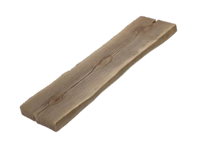 Weathered Plank - Surface 3D model, vytvořený pomocí AI