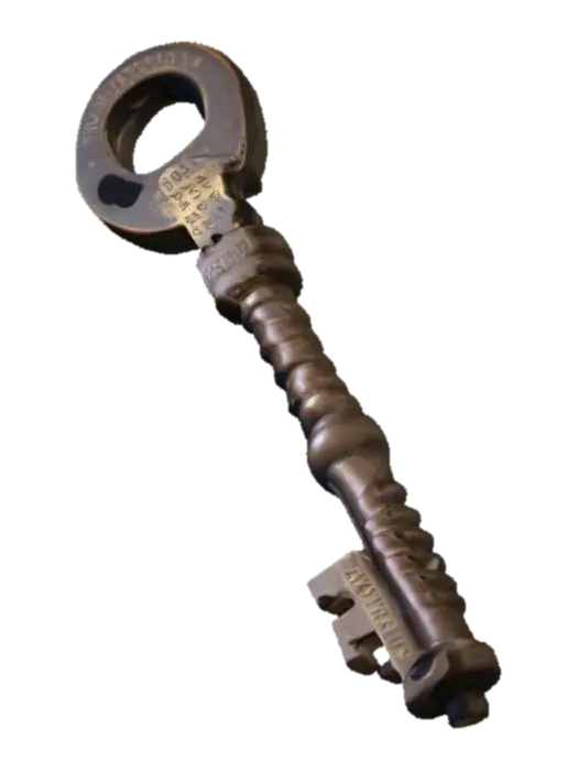 3D model for A key to an Asylum door.