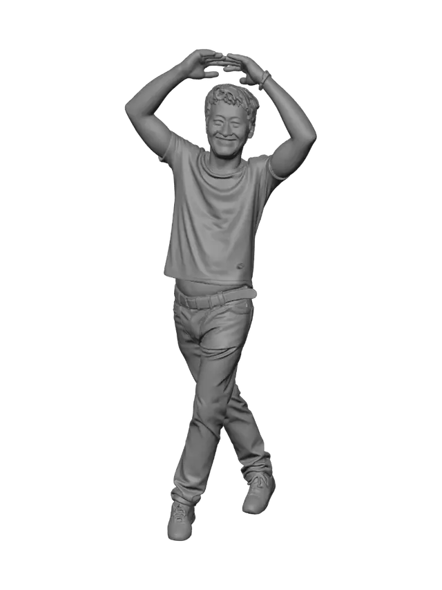 3D model for Arched Pose in the Garden