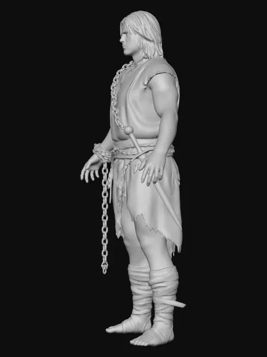 3D model for Desert Warrior