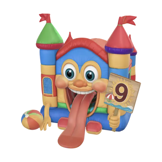 3D model for Colorful Clown Castle