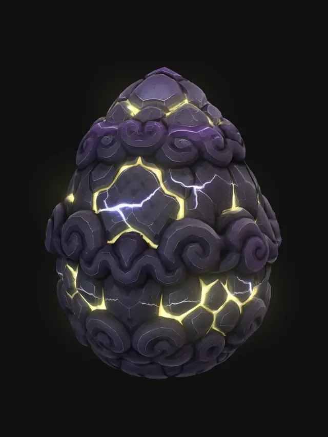 3D model for Thundercrystal Egg